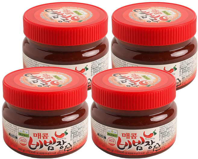 칠갑농산 매콤 비빔장, 450g, 4개