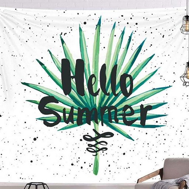 背景裝飾掛布, 你好夏天 白色, 1個