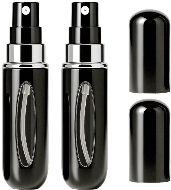 아이돈케어 새지않는 향수 팟 공병, 2개, 블랙