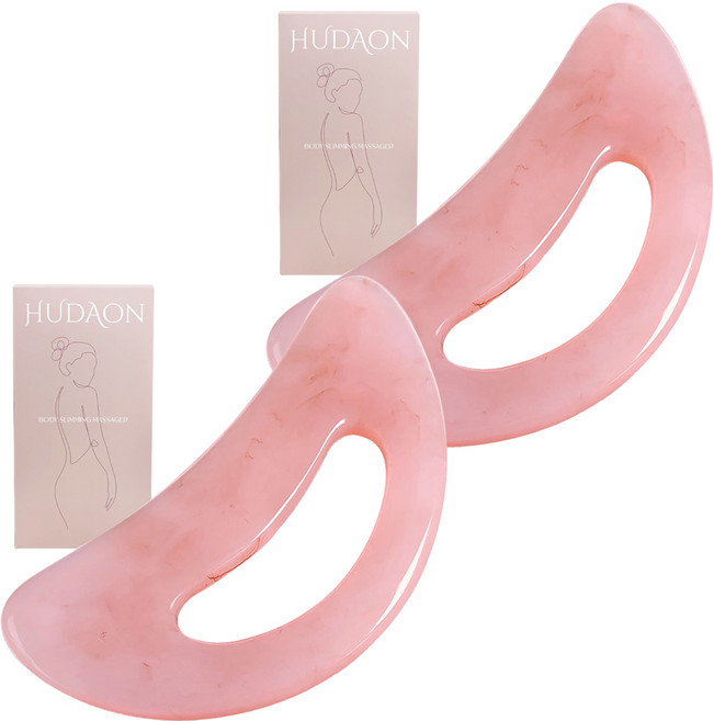 휴다온 슬리밍 바디 괄사 마사지기, 핑크, 2개