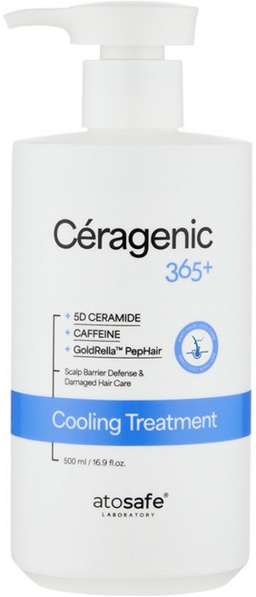 아토세이프 세라제닉 365플러스 스칼프 쿨링 트리트먼트, 1개, 500ml