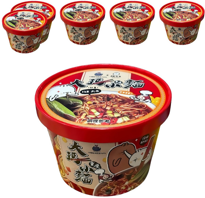 DaMa 大瑪南洋蔬食 大瑪小麵 全素 133g, 6入