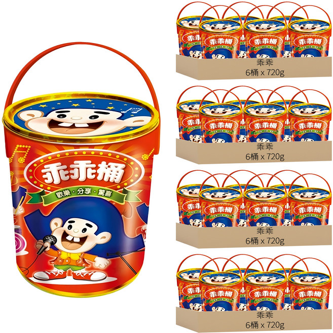 乖乖 軟糖桶, 720g, 24桶