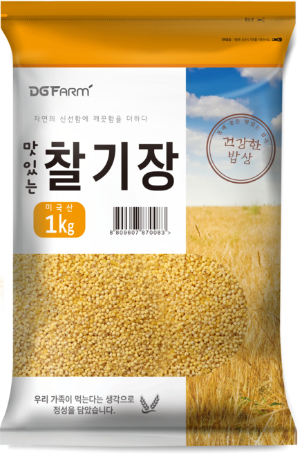 대구농산 맛있는 찰기장, 1kg, 1개