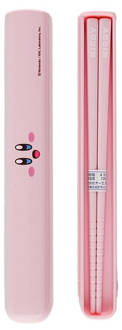 OSK 星之卡比 145698, 筷子 + 外盒, 粉色, 1組