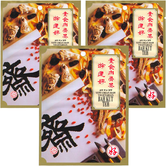 游建好 素肉骨茶湯滷包 全素, 50g, 3包