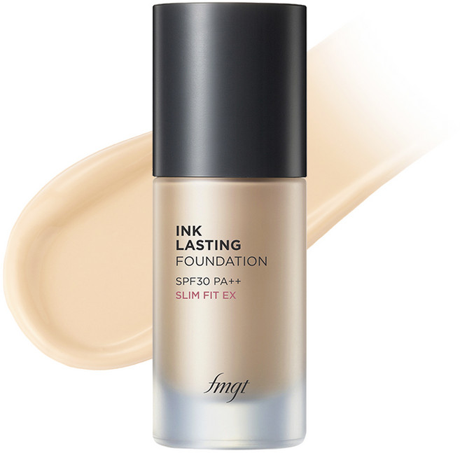 더페이스샵 잉크래스팅 파운데이션 슬림핏 30ml, 1개, N201 애프리콧베이지