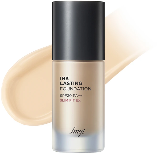 더페이스샵 잉크래스팅 파운데이션 슬림핏 30ml, 1개, N201 애프리콧베이지 - 쿠팡