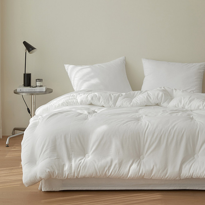 마틸라 고밀도워싱 순면 호텔 100수 차렵이불