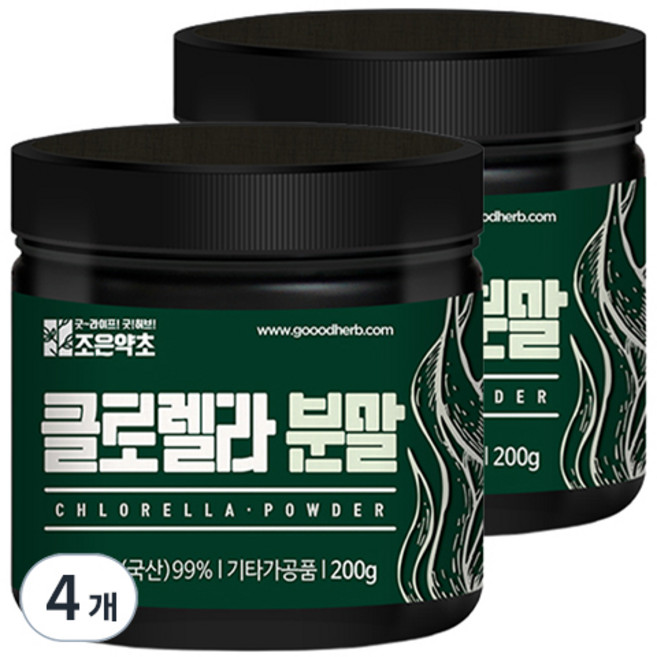 Ingreen 優質小球藻粉, 200g, 4罐