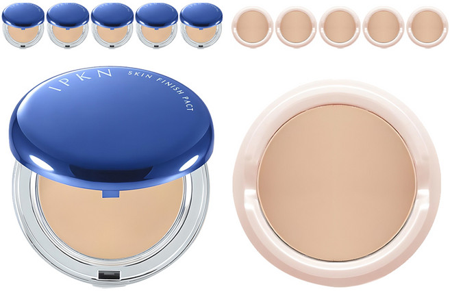 입큰 스킨 피니쉬 팩트 파우더 본품 14g + 리필 11g, 23내추럴베이지, 6개