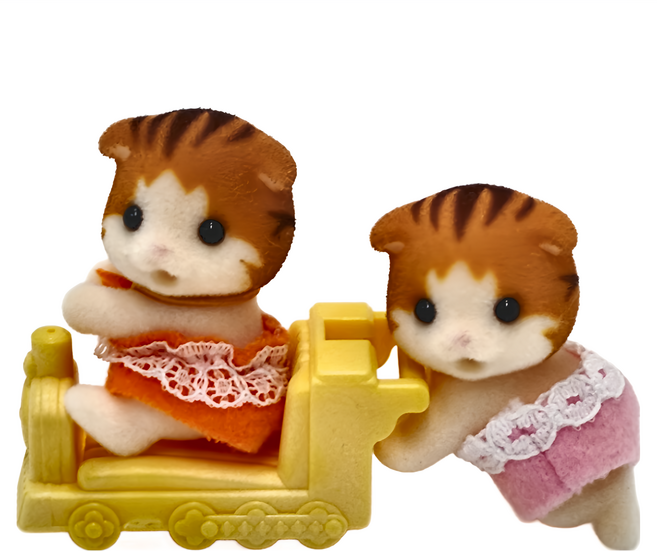 EPOCH Sylvanian Families 森林家族 楓糖貓雙胞胎, 1個