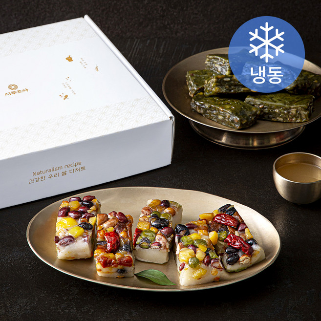 시루조아 영양 복 찰떡 선물세트 24개입 (냉동), 1세트, 50g