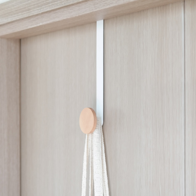 스파이더락 도어후크 우든볼 1구, 혼합색상, 2개