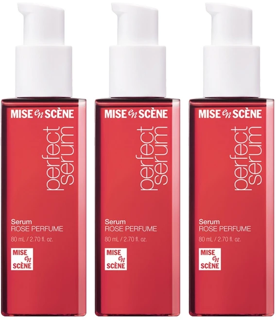 미쟝센 퍼펙트 로즈퍼퓸 헤어 세럼, 80ml, 3개 - 쿠팡