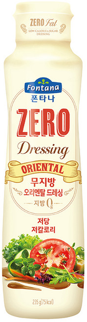 폰타나 저당 저칼로리 무지방 오리엔탈 드레싱, 235g, 1개