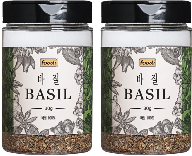 Foodi 바질, 30g, 2개