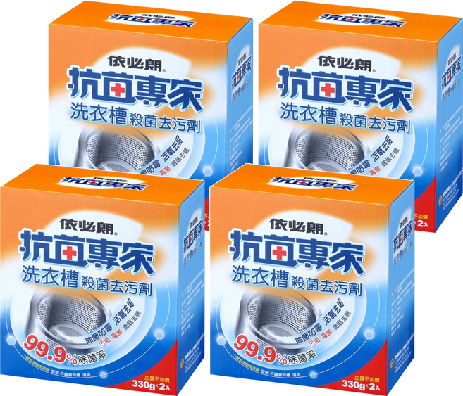 依必朗 抗菌專家 洗衣槽殺菌去汙劑, 660g, 4盒