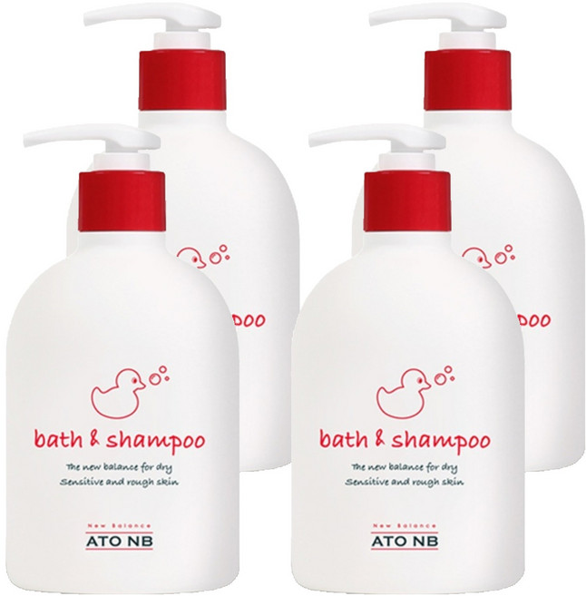 아토엔비 바스 앤 샴푸, 500g, 4개