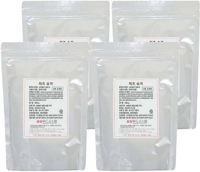 상상시즈닝 치즈슈가, 500g, 4개