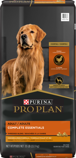 프로플랜 어덜트 강아지 슈레드블랜드 닭고기와 쌀 건식사료, 장건강/유산균, 15.9kg, 1개