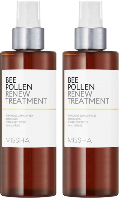 MISSHA 蜂花粉再生化妝水 - 緊緻亮白 經皮膚科測試, 150ml, 2瓶