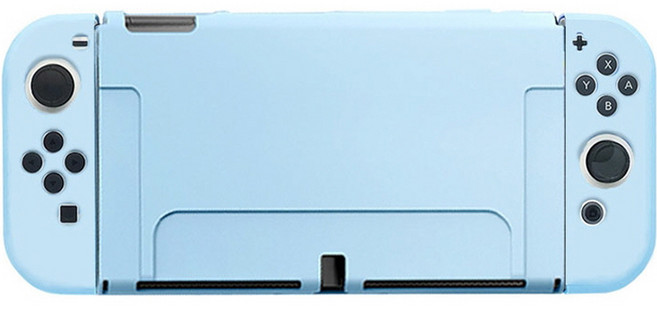 픽센드 닌텐도 OLED 풀커버 케이스, XE-219, 블루, 1개