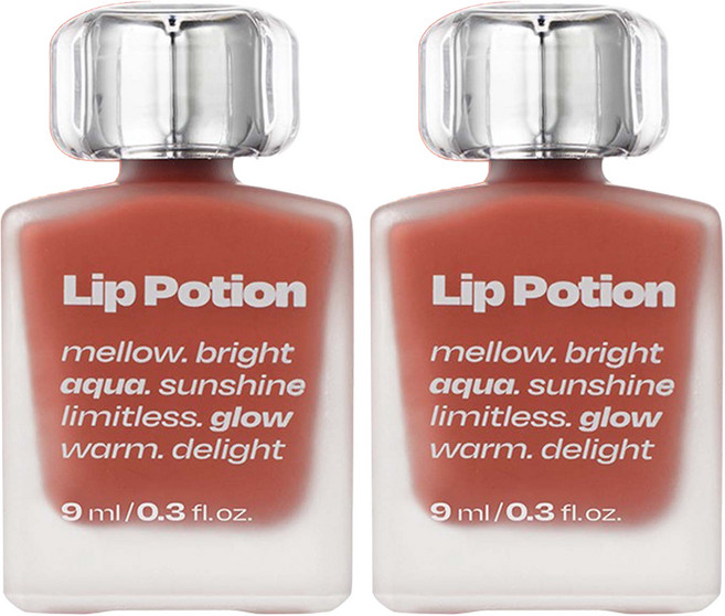 얼터너티브스테레오 립 포션 아쿠아 글로우 립틴트, 1 레몬 밤, 2개