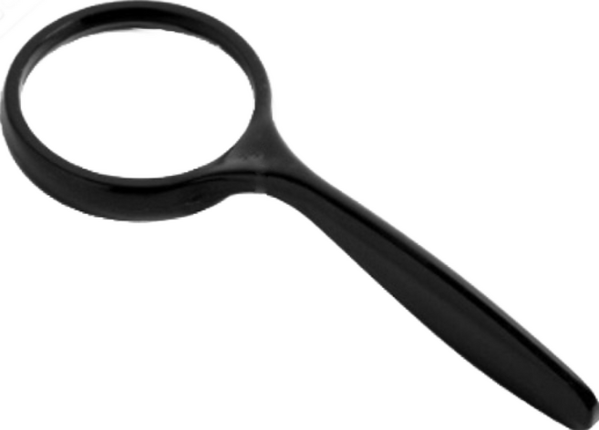 동아피엠에스 글라스 확대 돋보기 3배율 50mm, 1개