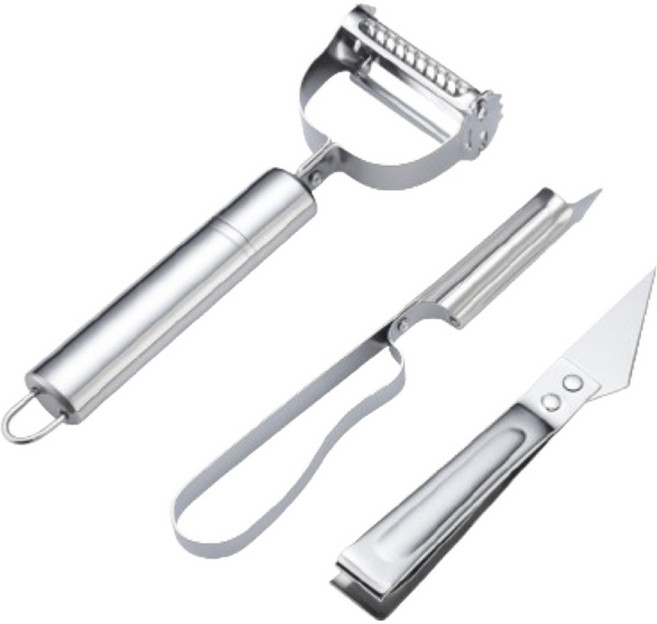 데일리픽 다용도 채칼 필러 3종 세트, 1세트