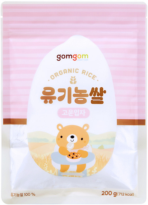 곰곰 유기농쌀 고운입자, 200g, 1개