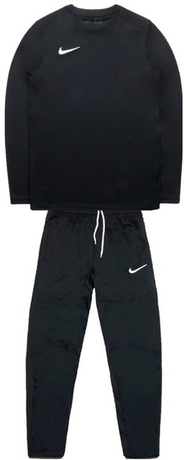 나이키 남성용 SWOOSH 긴팔티 + 긴바지 트레이닝 상하의 세트