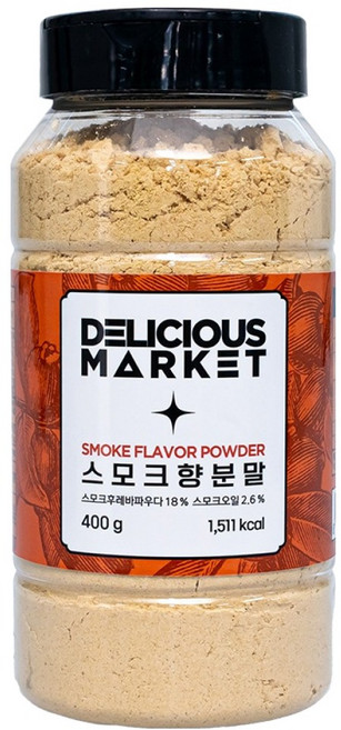 딜리셔스마켓 스모크향 분말, 400g, 1개