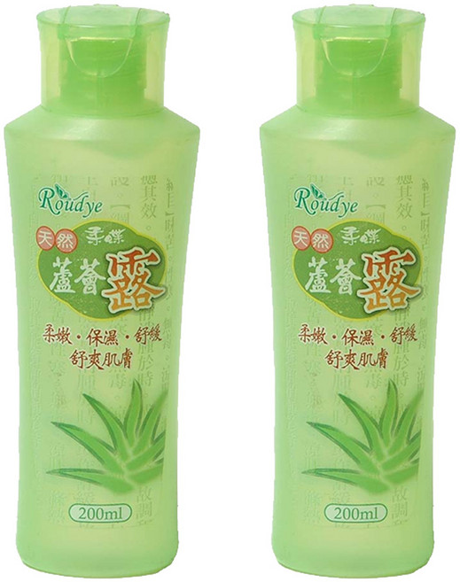 Roudye 柔蝶 天然蘆薈露 保濕舒緩, 200ml, 2瓶