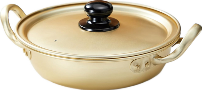PEARL LIFE 珍珠金屬 和風鋁製免攪拌鍋 瓦斯爐適用 H-887, 18cm, 1個