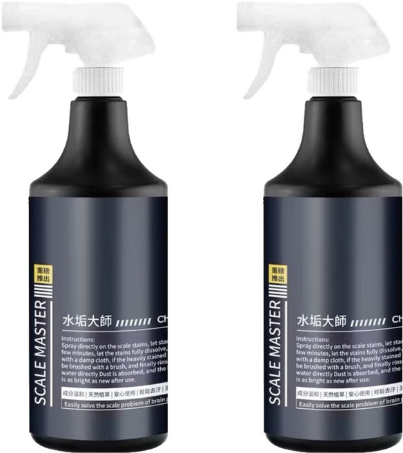 Chuli 初梨 水垢大師 500ml 有效去除水垢、果香清新, 2瓶