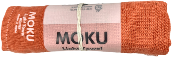 kontex MOKU 毛巾二入組 33 x 100 公分 100%棉 日本製造, 鮭魚, 2條