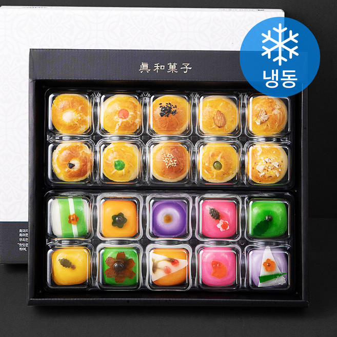 엠케이크 우리밀만쥬 10구 + 화과자 10구 선물세트 900g(냉동), 1세트