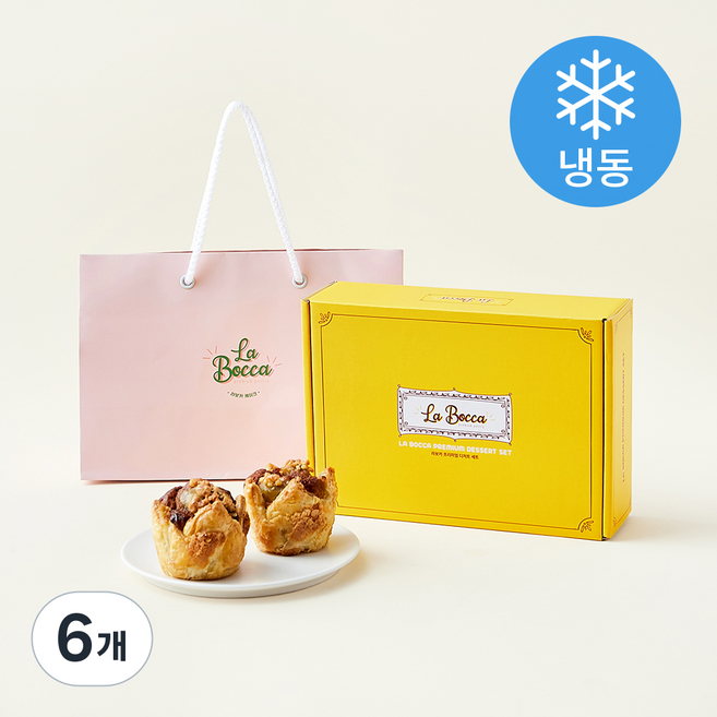 라보카 진짜 밤파이 6구 선물세트 (냉동), 480g, 1개입, 6개