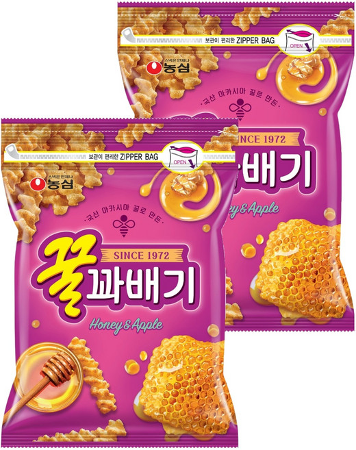 꿀꽈배기, 300g, 2개