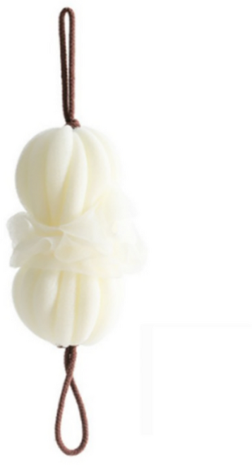 원이네 늘어나는 플라워 슬링 샤워볼, 화이트, 1개입, 1개