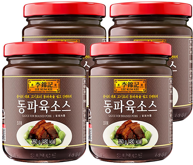 이금기 동파육 소스, 260g, 4개