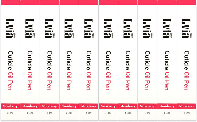 엘비아 큐티클 오일펜 딸기, 3ml, 10개