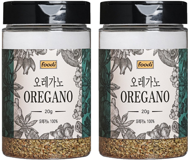 foodi 오레가노, 20g, 2개