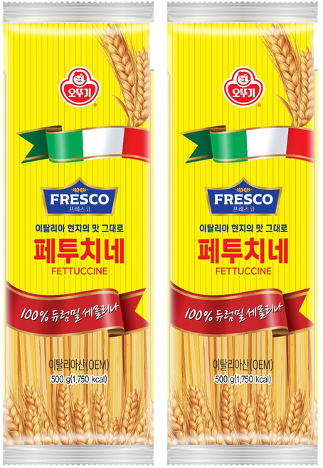 오뚜기 프레스코 페투치네, 2개, 500g