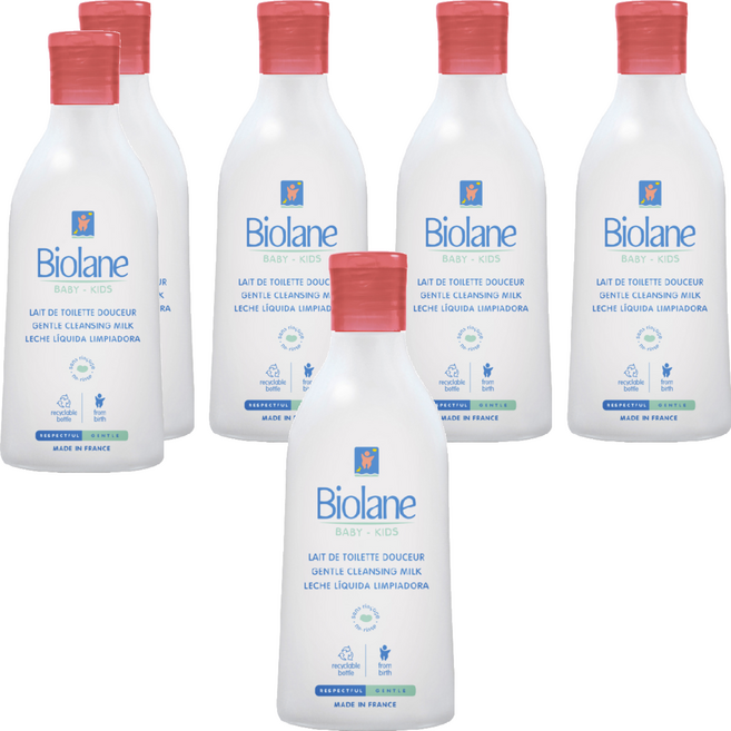 비올란 베이비 클렌징 밀크 크림, 200ml, 6개