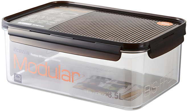 락앤락 비스프리 모듈러 직사각 밀폐용기, 1개, 3.5L
