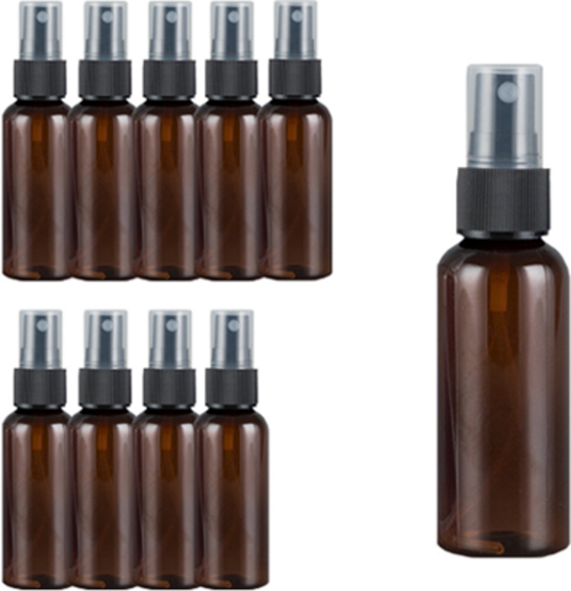 소분용 스프레이 미스트 리필 공용기 30ml, 갈색, 10개