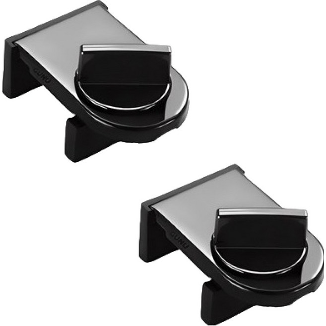 GUNU 다이얼 창문 안전 잠금장치, 블랙, 2개