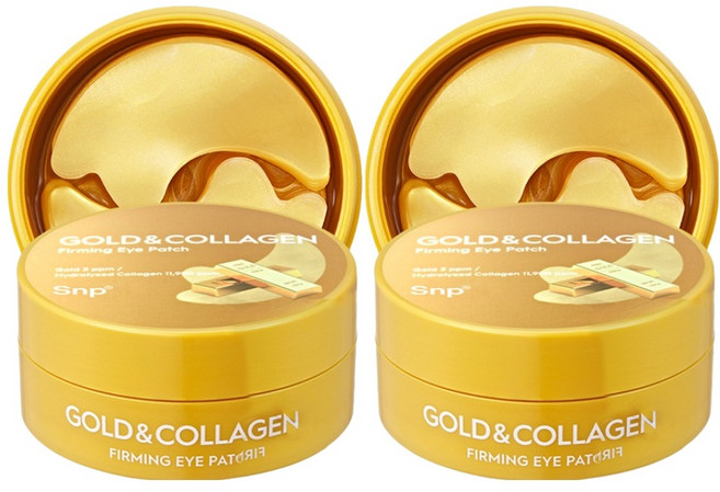 에스엔피 골드 앤 콜라겐 퍼밍 아이패치, 60개입, 2개